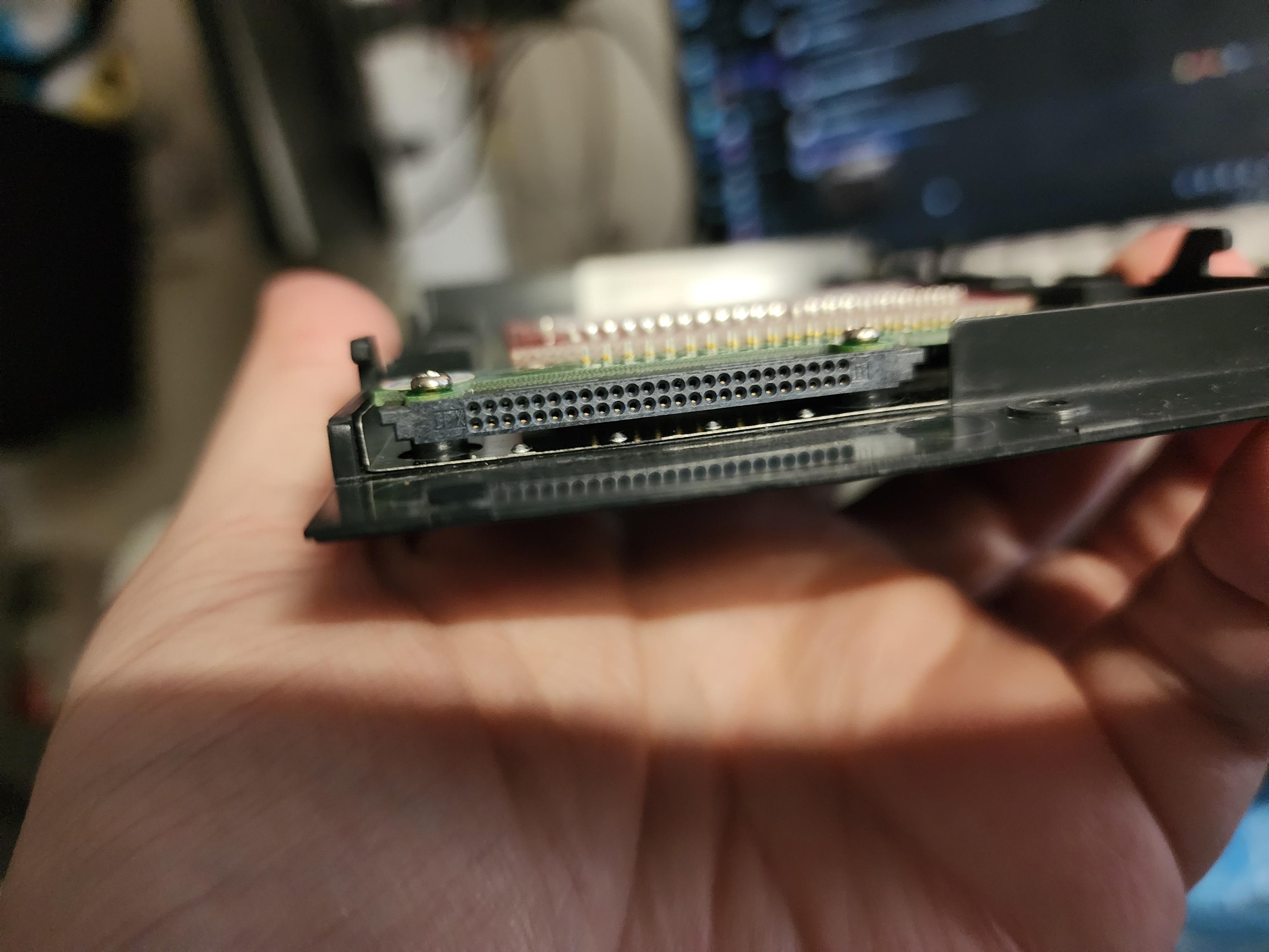 The drive sled adapter, which looks suspiciously identical to CompactFlash 